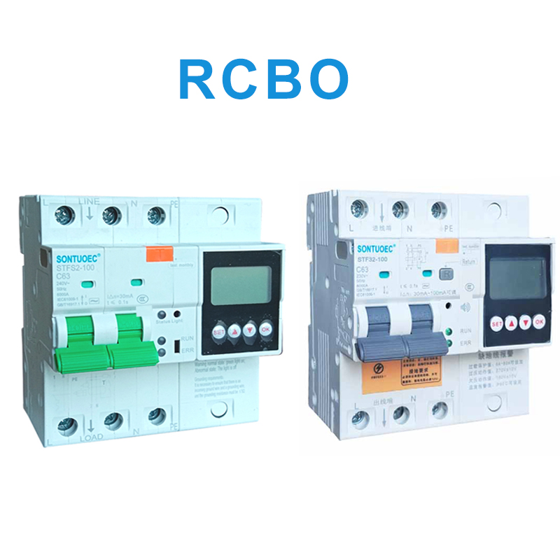 100a 2p 4p multyfunksjonele RCBO