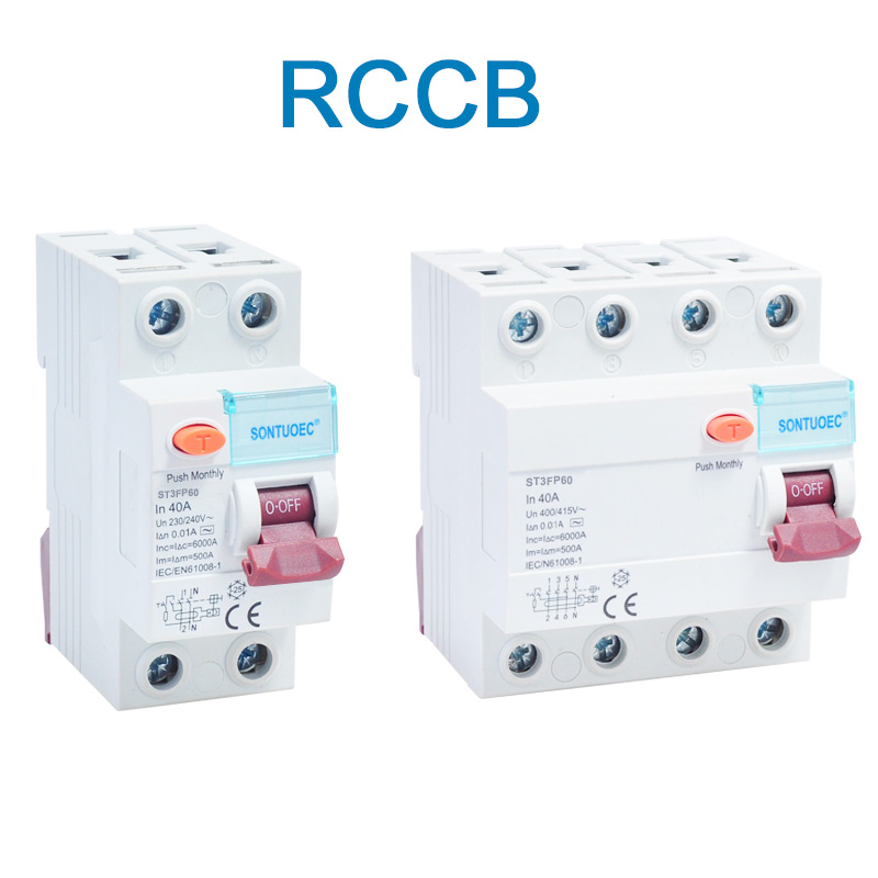 4P 40A / 10MA RESDUAL Aktuele Circuit Breaker