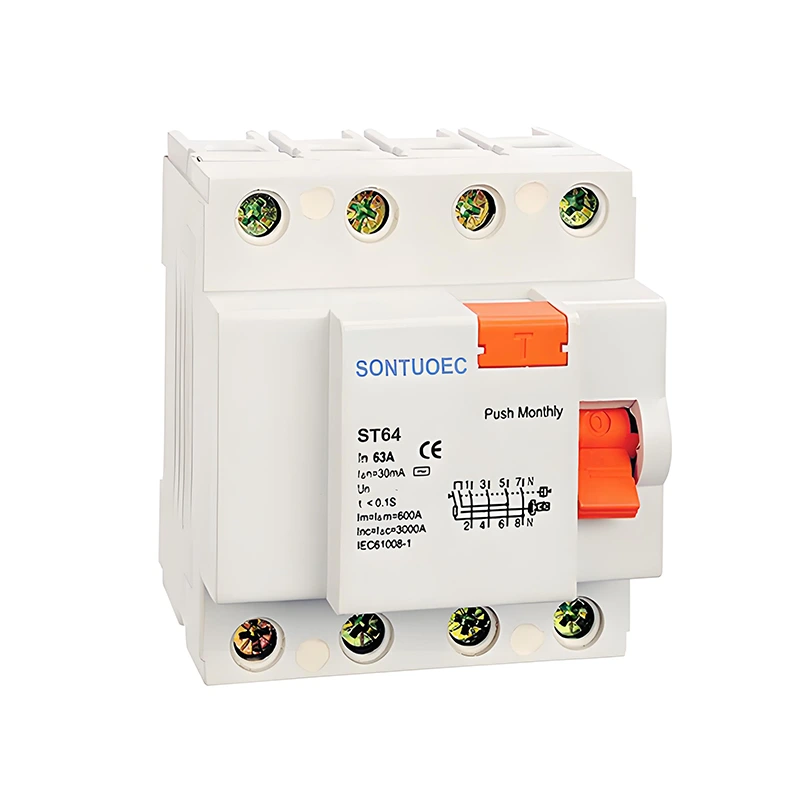 4P 63A / 30MA RESDUAL Aktuele Circuit Breaker