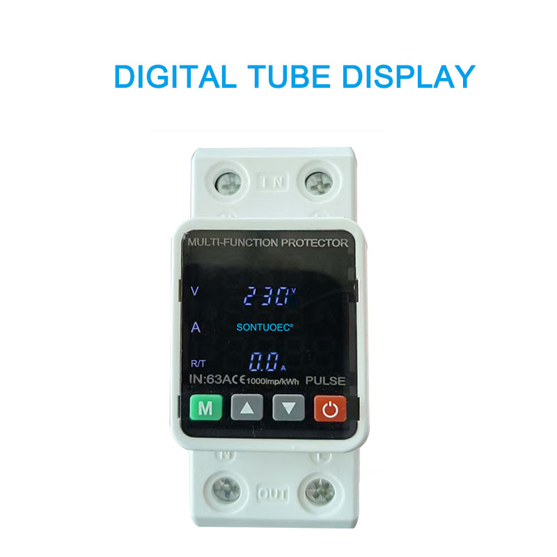 Digitale buis werjaan oervoltage en undervoltage Voltage Protector