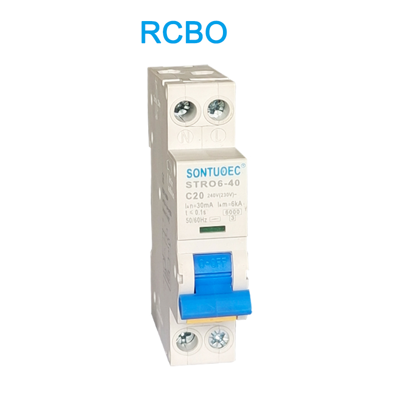 Stro6-40 Circuit Breaker Din Rail Type-ynstallaasje RCBO